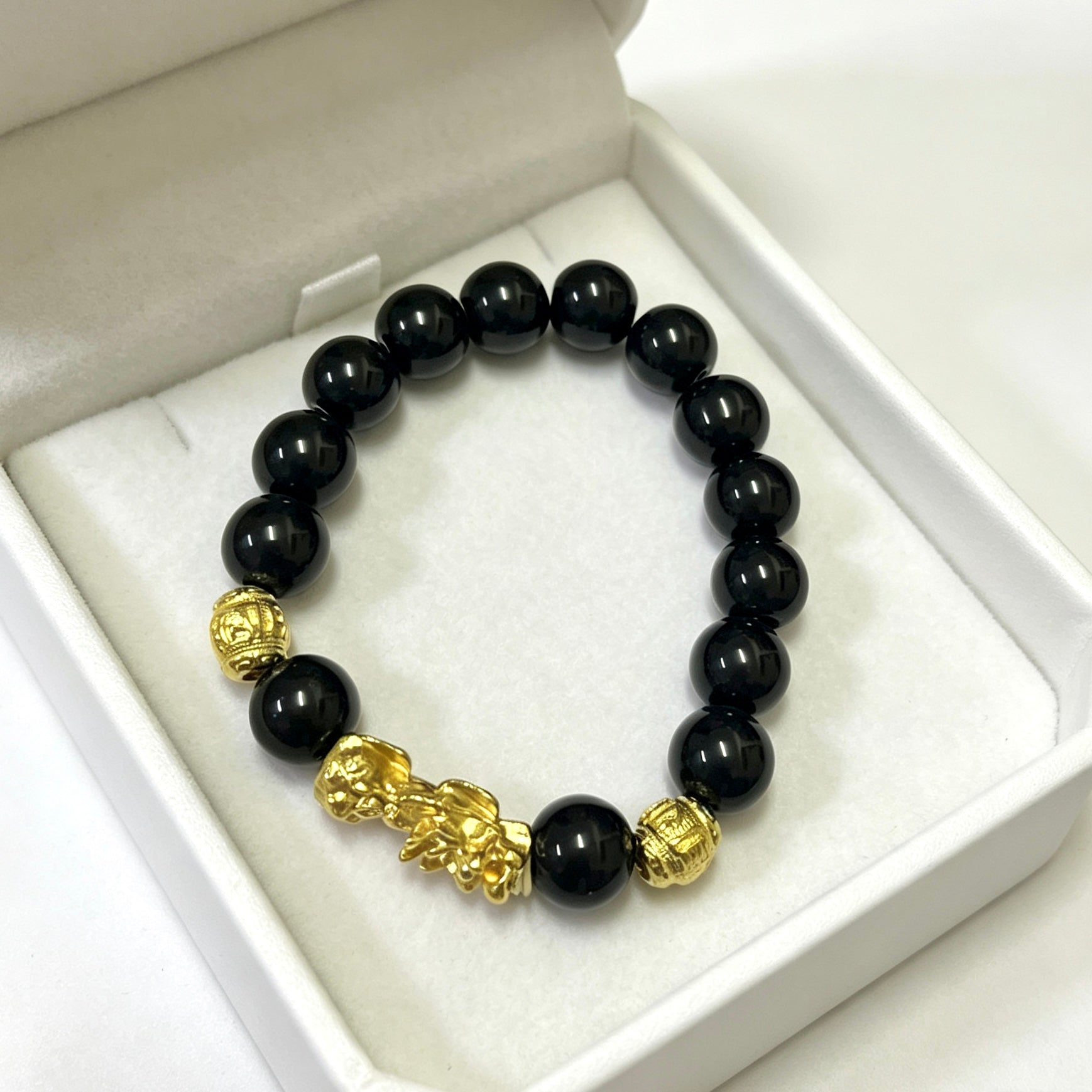 LANFLORA Handmade Crystal Stone Bracelet Spiritual Crystal Bracelet for Balance & Luck Gelang Tuah Wanita
