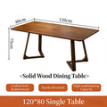 Nordic Solid Wood Table – Dining, Coffee, or Office Use