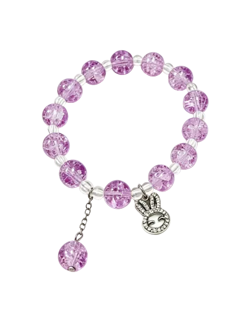 LANFLORA Handmade Crystal Stone Bracelet Spiritual Crystal Bracelet for Balance & Luck Gelang Tuah Wanita