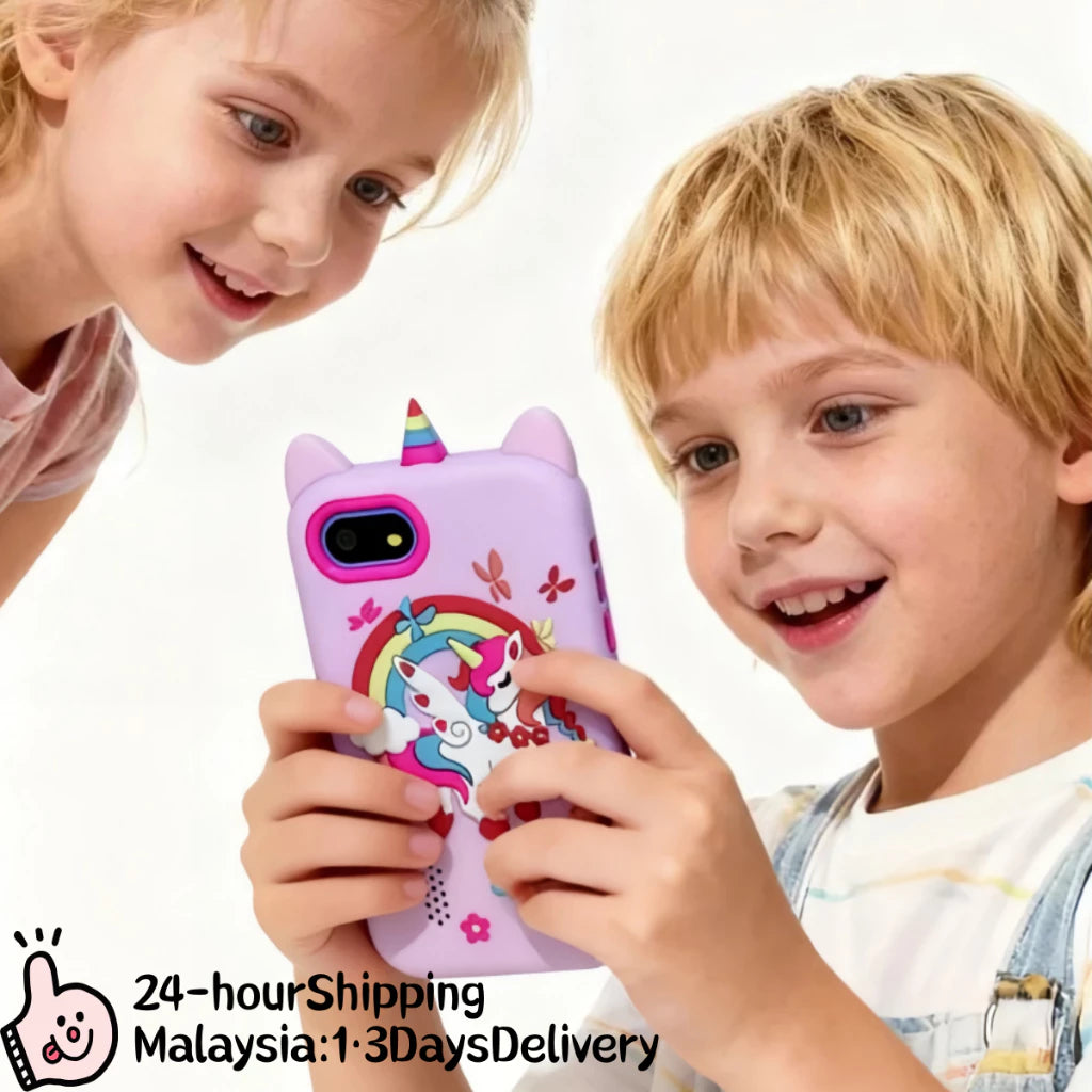 Kids Smart Phone Camera Toys Touchscreen Learning Toy for 3-12 Year Old Boys Girls Phone MP3