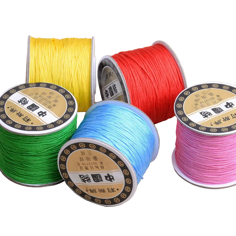 100M Jade Cord DIY Kit No.72 Jade Cord Weaving Kit | DIY Bracelet Rope for Handmade Jewelry