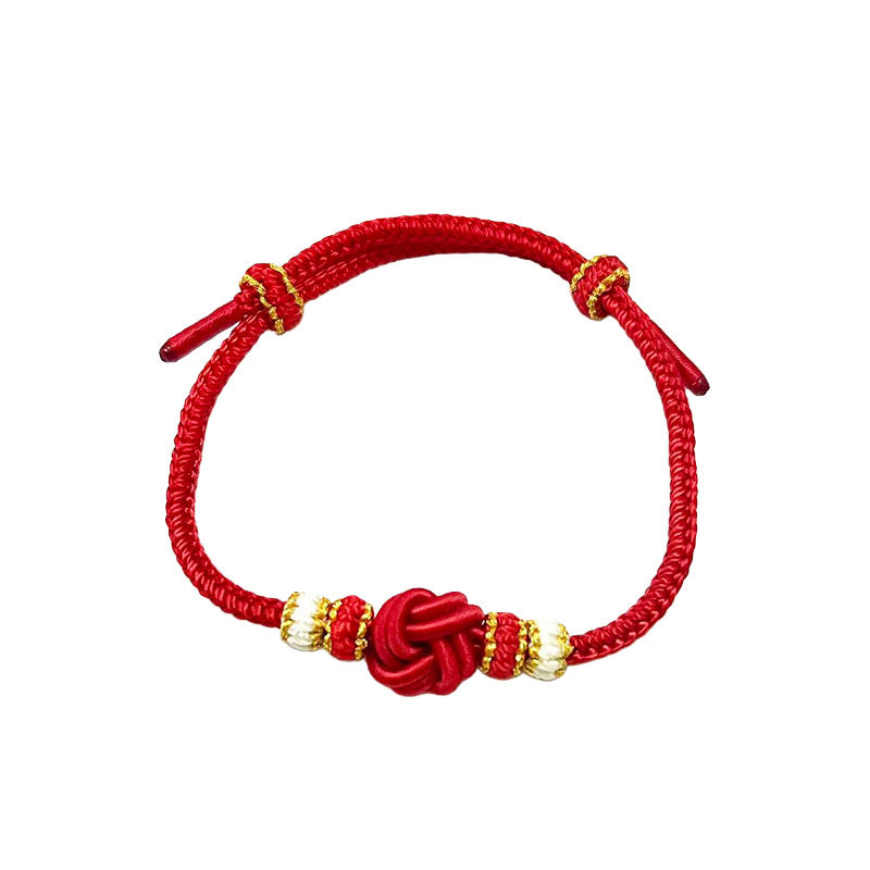 Handmade Red Lucky Bracelet – Fortune Charm Bracelet