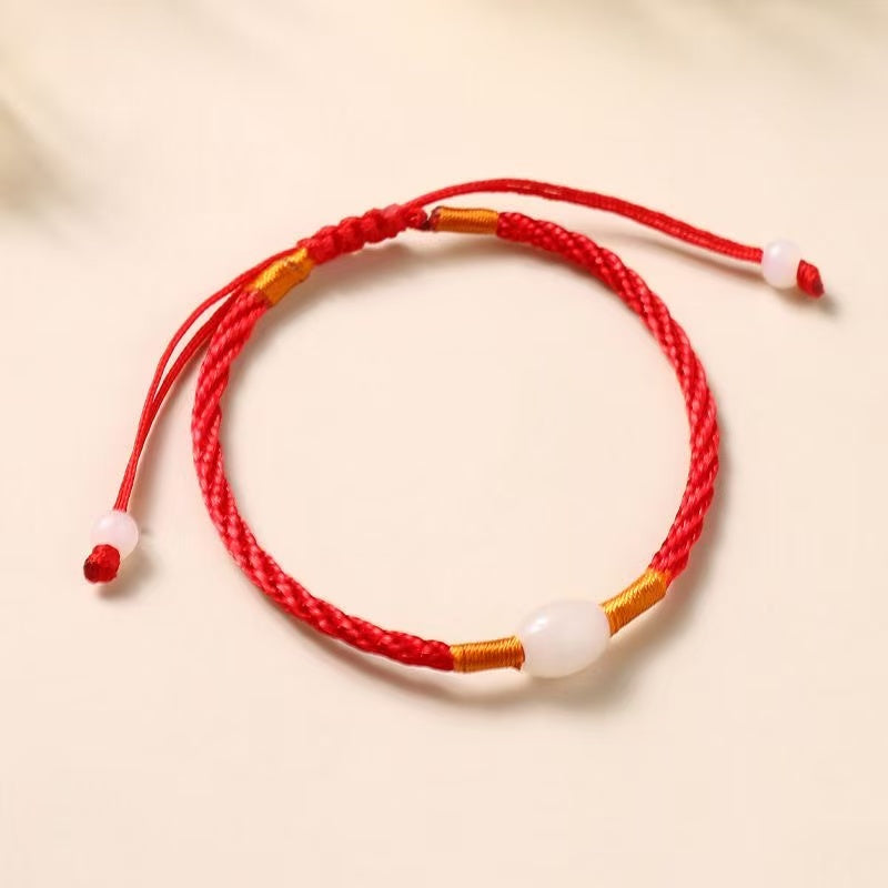 Handmade Red Lucky Bracelet – Fortune Charm Bracelet