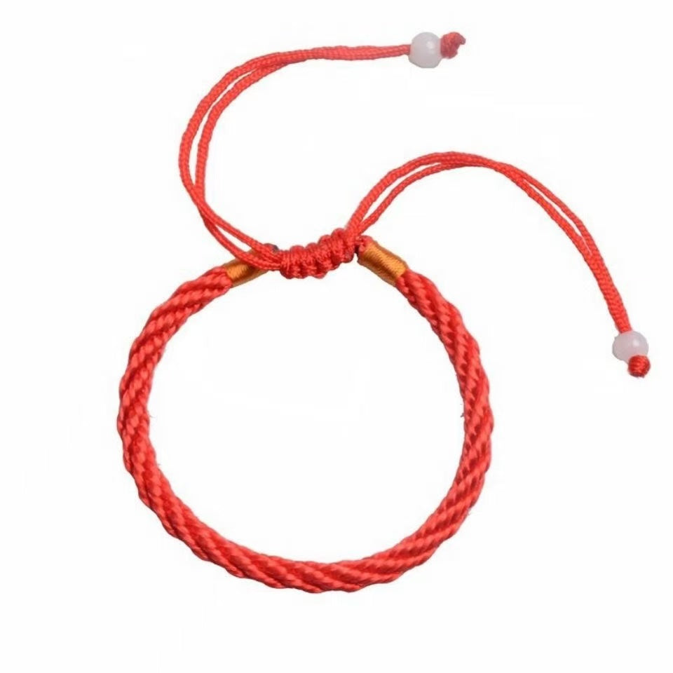 Handmade Red Lucky Bracelet – Fortune Charm Bracelet
