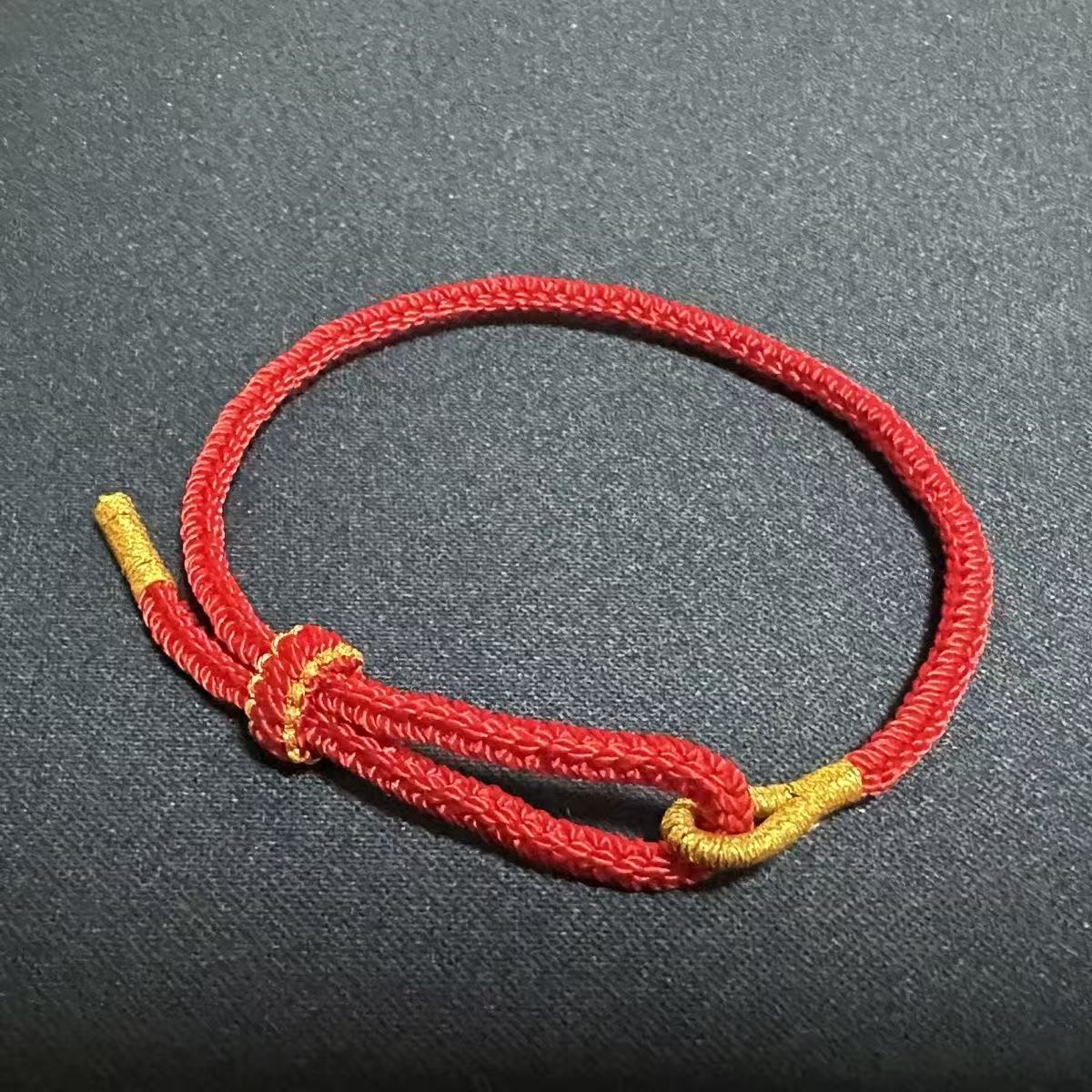 Handmade Red Lucky Bracelet – Fortune Charm Bracelet