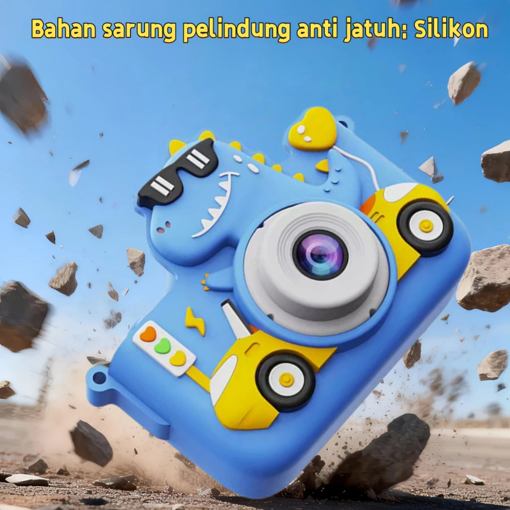 Children's Camera 1080P|Children's Digital Camera/HD Video/5 Educational Games/Dinosaur Camera