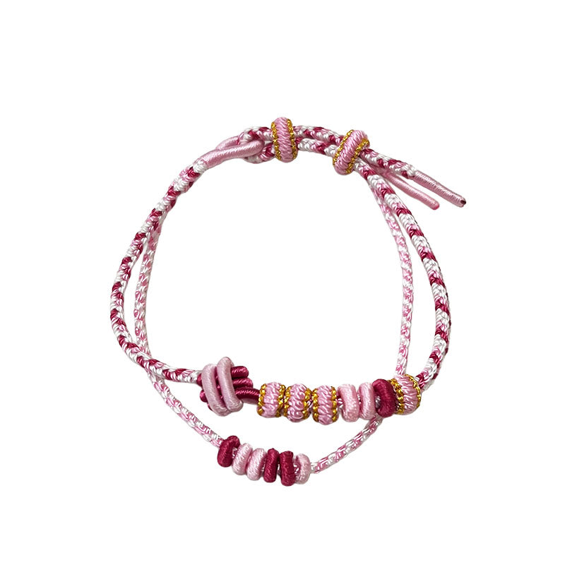 Handwoven Lucky Cord Bracelet | Handmade Charm Accessory