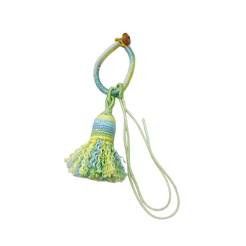 Chinese Knot Keychain | Handmade Colorful Cotton Rope DIY Pendant