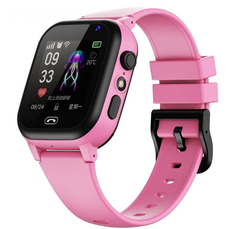 smart watch kids gps tracker smart watch sim card with 4g video call rotating cameras sos Children