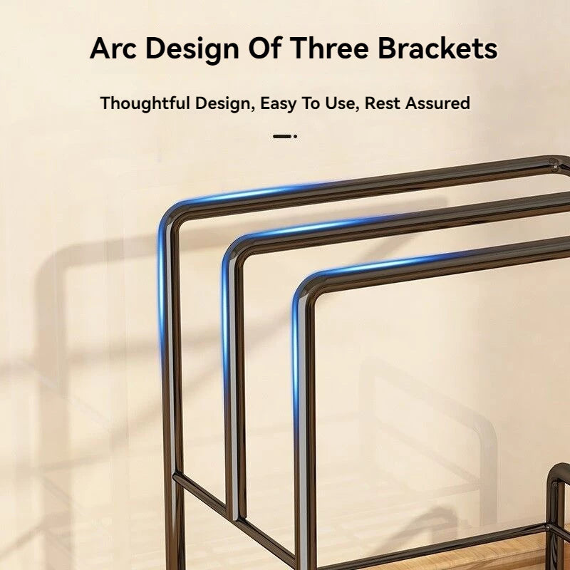 Kitchen Dishcloth Storage Rack Rag Holder Dish Brush Drying Hanger with Removable Drain Pan Dishwashing Cloth Sink Drain Rack