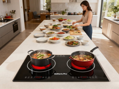 Aetheris Pro Dapur Induksi Mudah Alih, Pelbagai Fungsi Pemanasan Pantas Induction Cooker – Portable, Multi- function