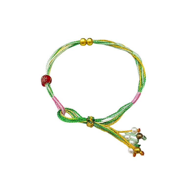 Handwoven Lucky Cord Bracelet | Handmade Charm Accessory