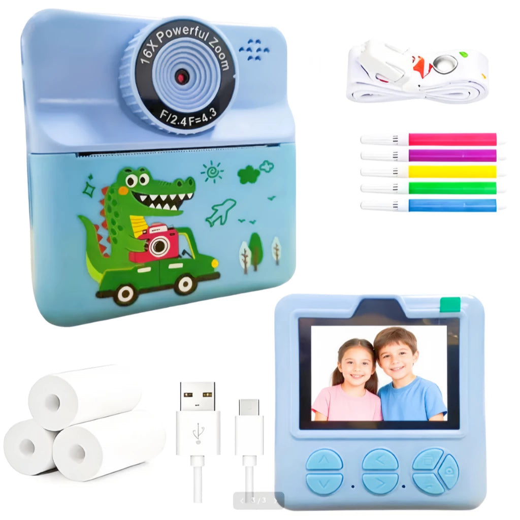 Kids Instant Print Camera, 1080P Digital Camera for Kids, Instant Print Camera Kids Camera