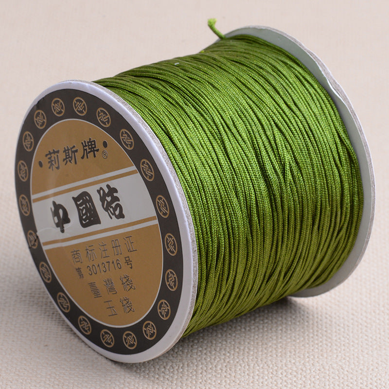 100M Jade Cord DIY Kit No.72 Jade Cord Weaving Kit | DIY Bracelet Rope for Handmade Jewelry