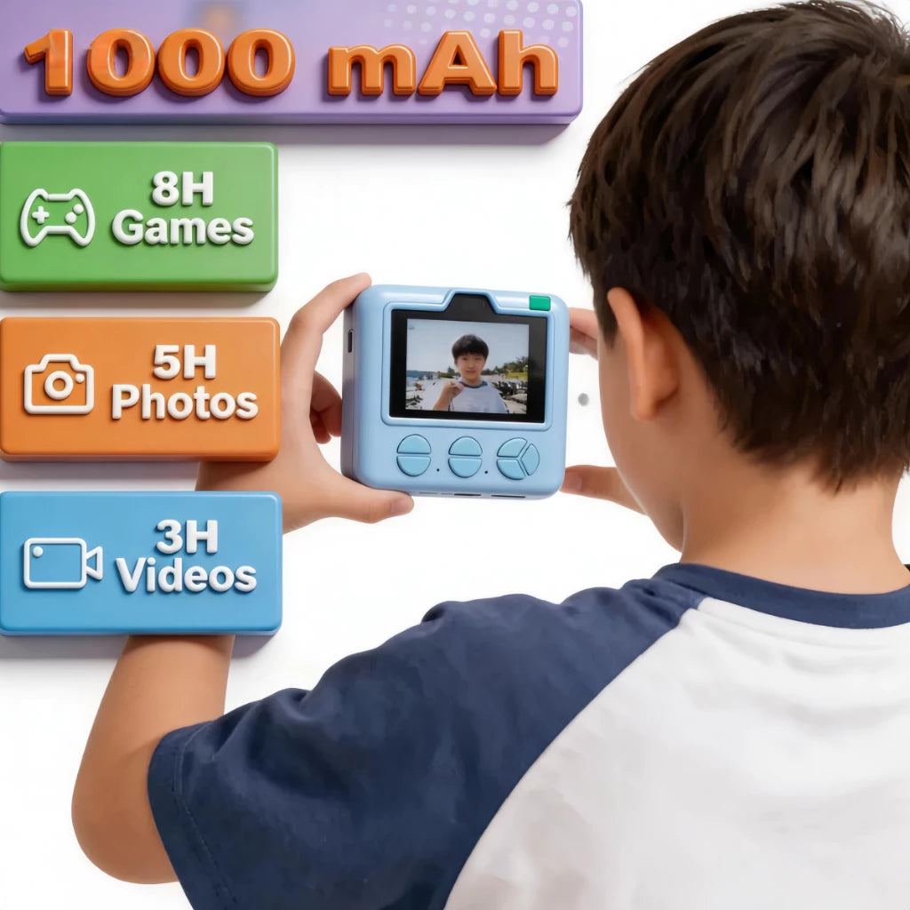 Kids Instant Print Camera, 1080P Digital Camera for Kids, Instant Print Camera Kids Camera